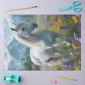 Weefselpapier van weidepaard tissuepapier (Craft)