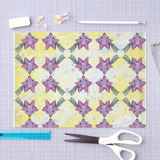 Weefselpapier - Verjaardag van Little Shot Kindere Tissuepapier (Craft)