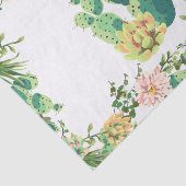 Weefselpapier Verpakking Bohemen Succulenten D Tissuepapier (Detail)