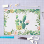 Weefselpapier Verpakking Bohemen Succulenten D Tissuepapier (Craft)