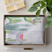 Weefselpapier Verpakking Boho Llama Bohemian Cacti Tissuepapier (Geschenk)