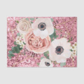 Weefselpapier Verpakking Geometrische tuin Roos Gl Tissuepapier (Voorkant)