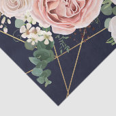 Weefselpapier Verpakking Geometrische tuin Roos ma Tissuepapier (Detail)