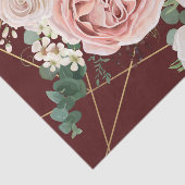 Weefselpapier Verpakking Geometrische tuinwijn Roo Tissuepapier (Detail)