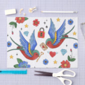 Weefselpapier — Verpakking van traditionele Tattoo Tissuepapier (Craft)