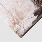 Weefselpapier Verpakkingslaarzen land western Tissuepapier (Detail)