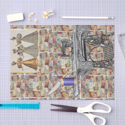 Weefselpapier Victoriaans naaien Tissuepapier (Craft)