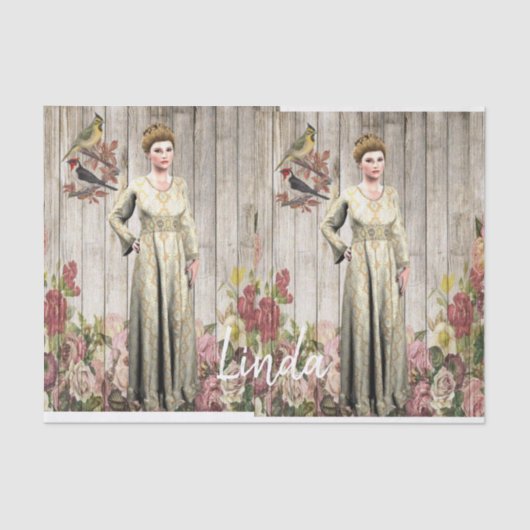 Weefselpapier Victoriaans Tissuepapier (Voorkant)