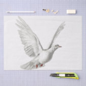 WEEFSELPAPIER: VINTAGE CHRISTMAS DOVE TISSUEPAPIER (Craft)