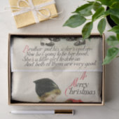 WEEFSELPAPIER : VINTAGE CHRISTMAS KINDEREN TISSUEPAPIER (Geschenk)