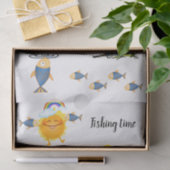 Weefselpapier Vist visserij op regenboogvisserij Tissuepapier (Geschenk)