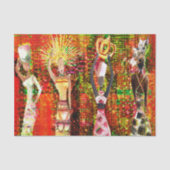 Weefselpapier voor Afrikaanse onderpanden Tissuepapier (Voorkant)