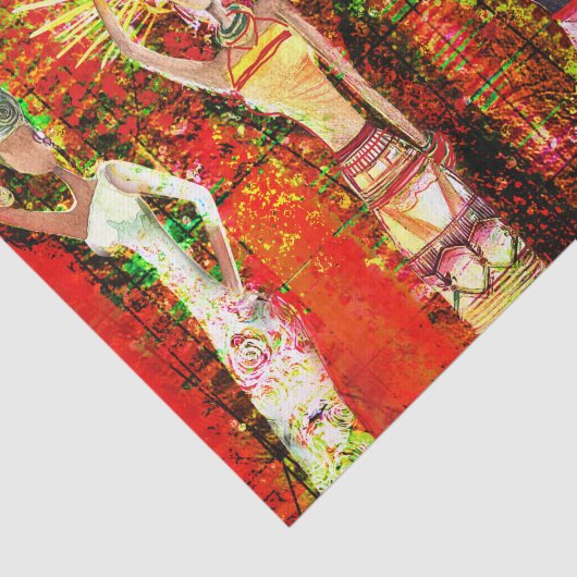 Weefselpapier voor Afrikaanse onderpanden Tissuepapier (Detail)