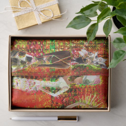 Weefselpapier voor Afrikaanse onderpanden Tissuepapier (Geschenk)