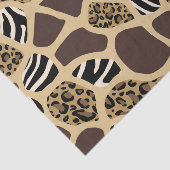 Weefselpapier voor Afrikaanse stijldieren, Safari Tissuepapier (Detail)