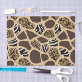 Weefselpapier voor Afrikaanse stijldieren, Safari Tissuepapier (Craft)