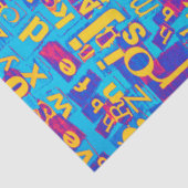 Weefselpapier voor alfabet tissuepapier (Detail)