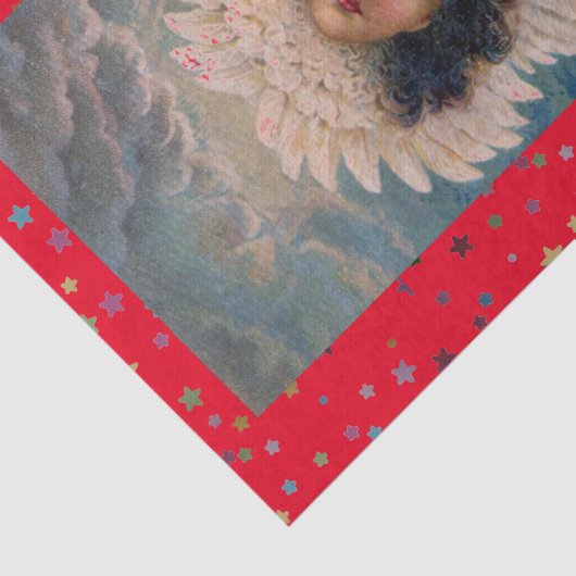 WEEFSELPAPIER VOOR ANGEL EN STARS TISSUEPAPIER (Detail)