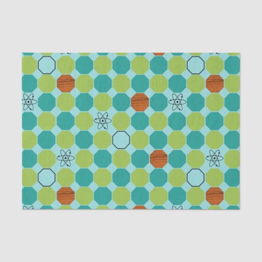 Weefselpapier voor atoomOctagons Tissuepapier (Voorkant)