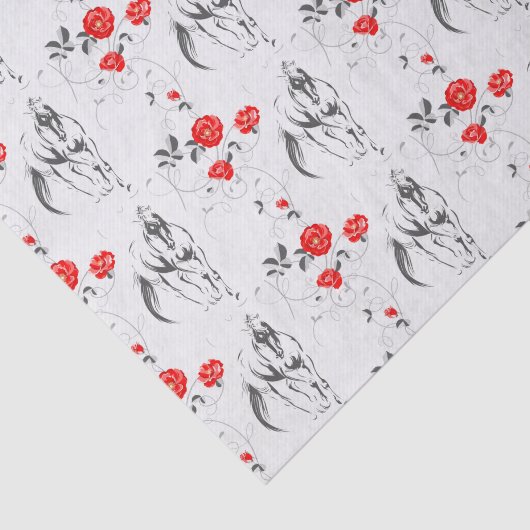 Weefselpapier voor barokpaarden tissuepapier (Detail)