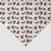 Weefselpapier voor Basset Hound-honden Tissuepapier (Detail)