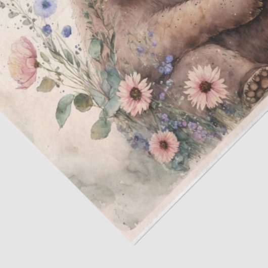 Weefselpapier voor Beren baby Tissuepapier (Detail)