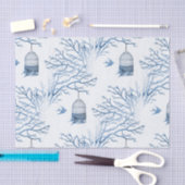 Weefselpapier voor blauwe balkbijkantoren tissuepapier (Craft)