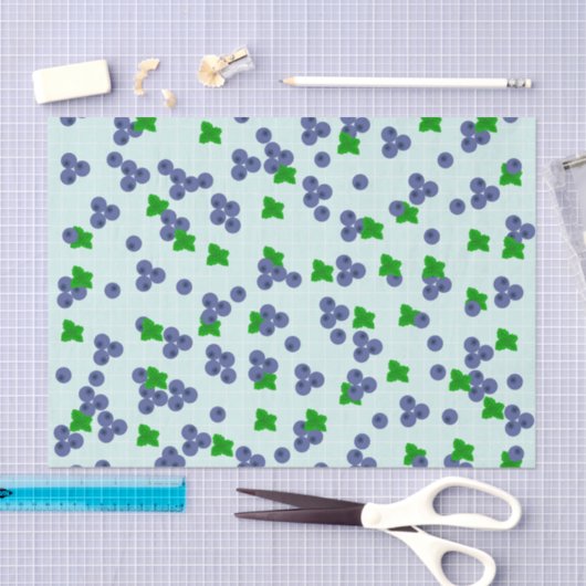 Weefselpapier voor blauwe bosbessen tissuepapier (Craft)