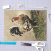 Weefselpapier voor boerderij Rooster Tissuepapier (Craft)