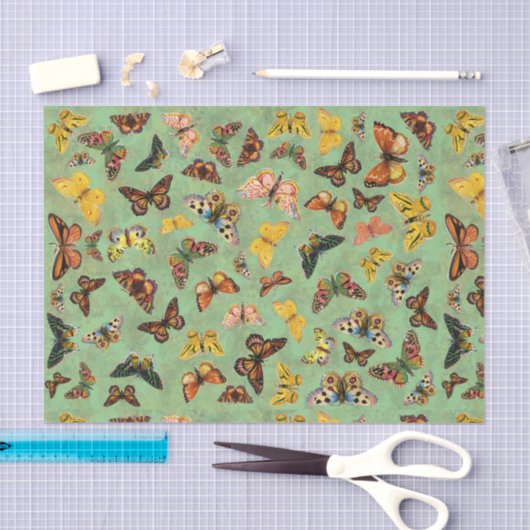 Weefselpapier voor botervliegen tissuepapier (Craft)