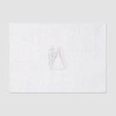 Weefselpapier voor bruiloft of douche tissuepapier (Voorkant)