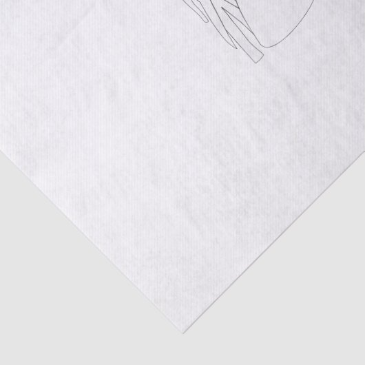 Weefselpapier voor bruiloft of douche tissuepapier (Detail)