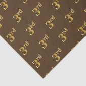 Weefselpapier voor bruin, Faux Gold 3de (derde) ev Tissuepapier (Detail)