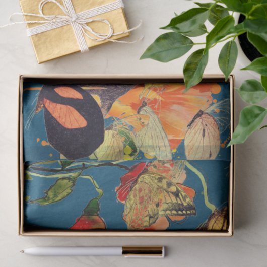 Weefselpapier voor BUTTERFLES Tissuepapier (Geschenk)