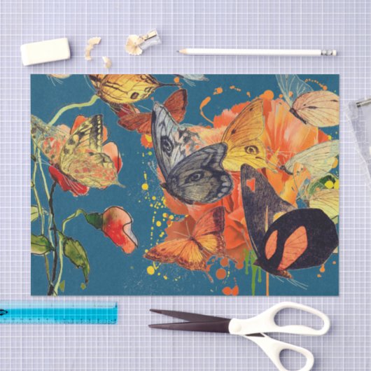 Weefselpapier voor BUTTERFLES Tissuepapier (Craft)