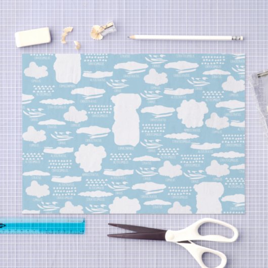 Weefselpapier voor Cute Clouds Tissuepapier (Craft)