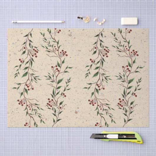Weefselpapier voor de Berry Branch Tissuepapier (Craft)
