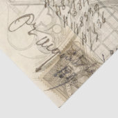 Weefselpapier voor de eerste Apothecary-steenslag Tissuepapier (Detail)