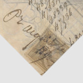 Weefselpapier voor de eerste Apothecary-steenslag Tissuepapier (Detail)