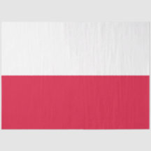 Weefselpapier voor de Poolse vlag (Polen)