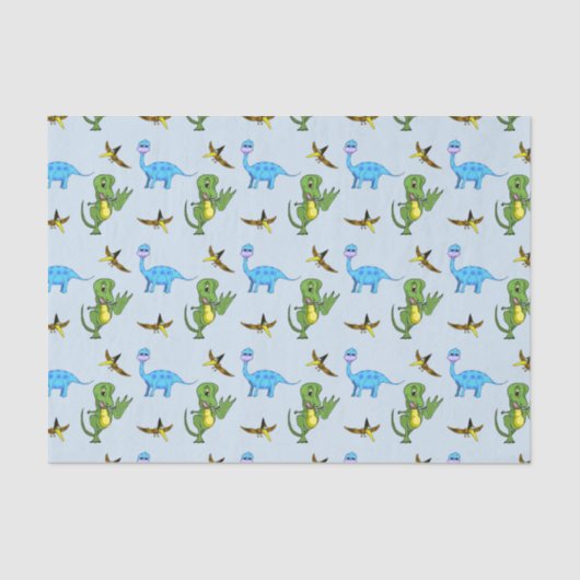 Weefselpapier voor dinosaurussen tissuepapier (Voorkant)