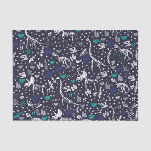 Weefselpapier voor duinosaur tissuepapier (Voorkant)