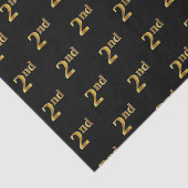 Weefselpapier voor evenementen met zwart, Faux Gol Tissuepapier (Detail)