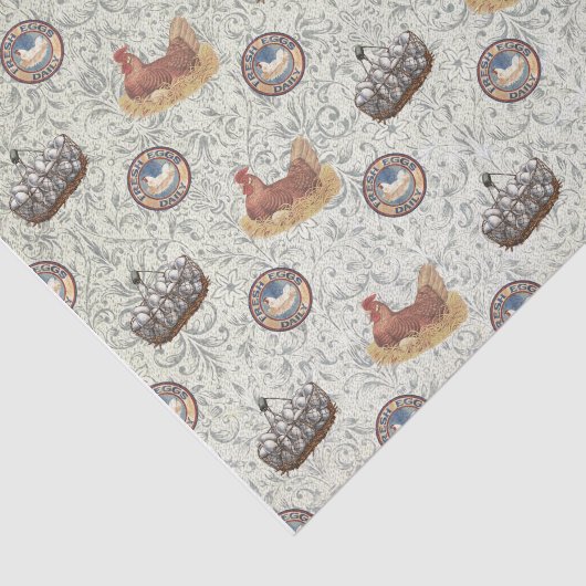 Weefselpapier voor Franse hennen Tissuepapier (Detail)