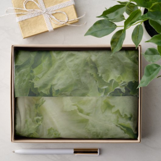 Weefselpapier voor groene bladsla tissuepapier (Geschenk)