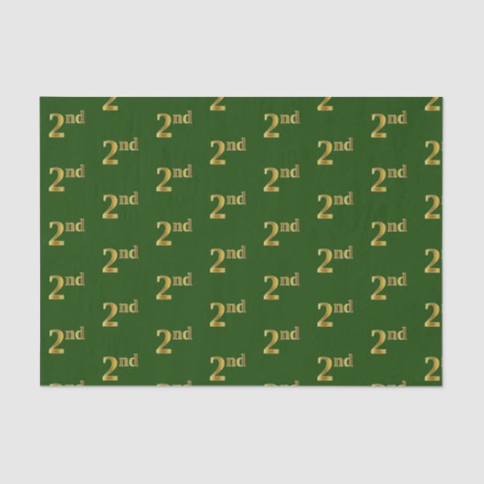 Weefselpapier voor groene, Faux Gold 2e (tweede) g Tissuepapier (Voorkant)