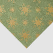 Weefselpapier voor groenestimenten en gouden sneeu tissuepapier (Detail)