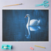 Weefselpapier voor het Blauwe Meer van Swan Tissuepapier (Craft)