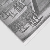 Weefselpapier voor het losmaken van architectonisc tissuepapier (Detail)