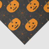 Weefselpapier voor het pompoenpatroon van Hallowee Tissuepapier (Detail)